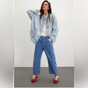 We the free deep trance dropped boyfriend jeans - NWT SZ 27 Ocean